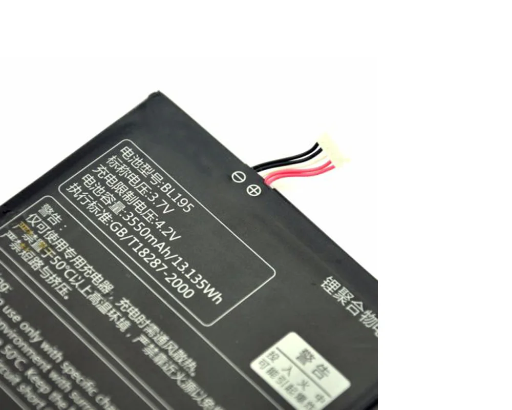 ISUNOO 3550mAh BL195 планшет Мобильный телефон батарея для Lenovo A2107 A2207 L12T1P31
