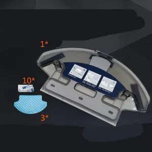 Резервуар для воды + 3 * ткань для швабры Для Ecovacs Deebot DT85G DT85 DT83 DM81 DE35 dg710, детали резервуара для воды