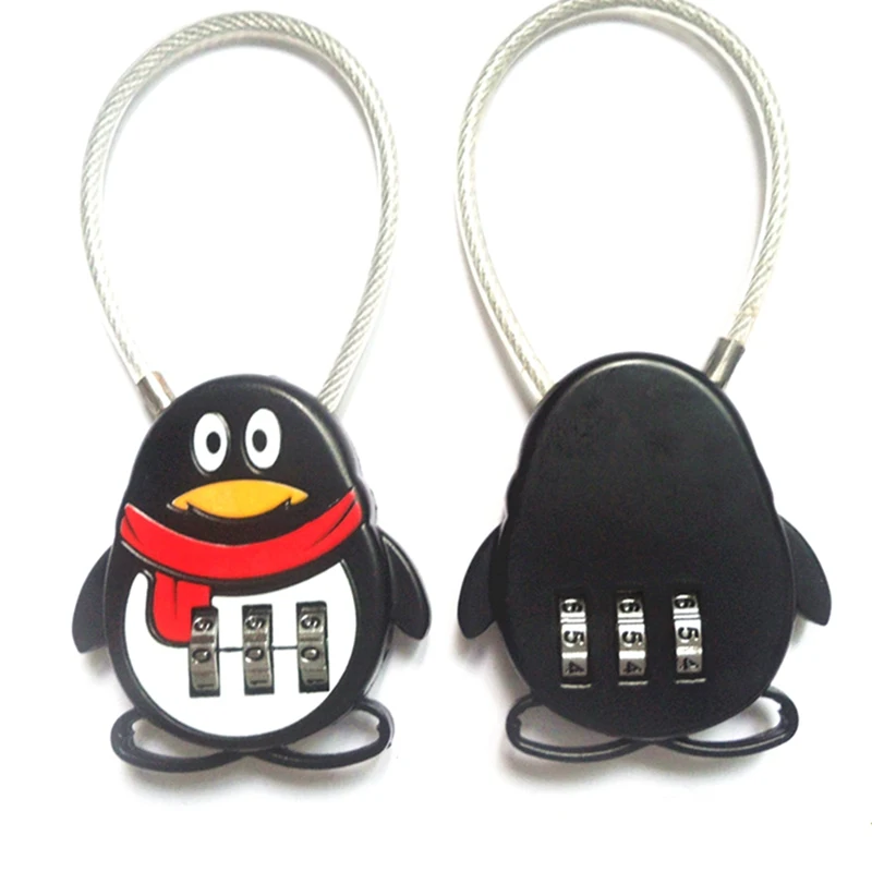 Цифровой дисплей может сброс 3 цифр кодовый замок Путешествия чемодан чехол код