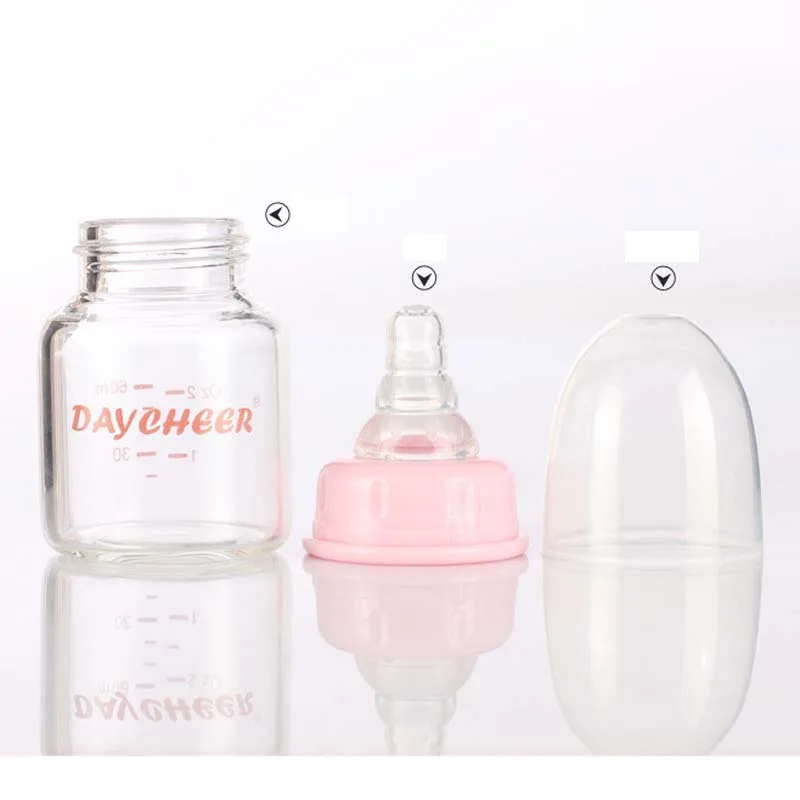 Бутылочка для кормления детей 60 мл бутылочка непроливайка подающая воду молока PP