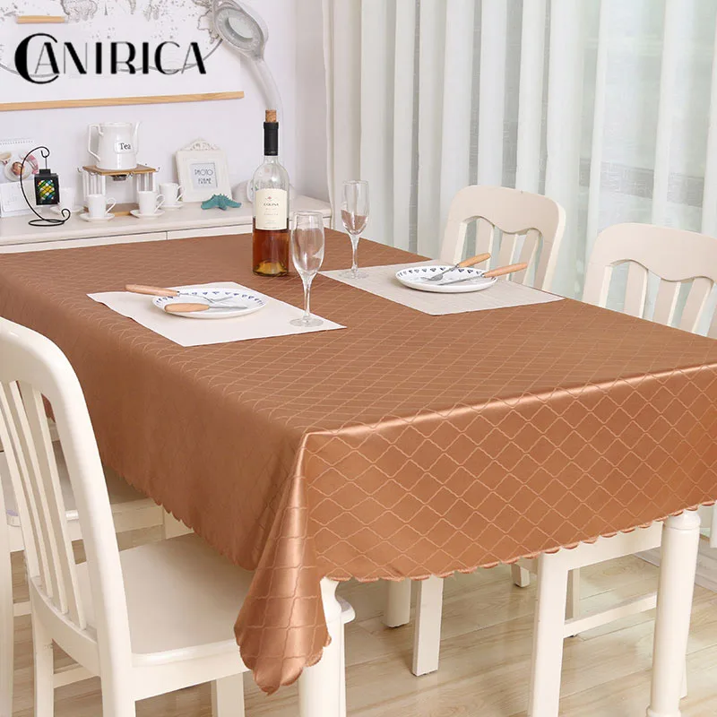 CANIRICA скатерти новый сплошной цвет обрус полоса современный стиль каминный