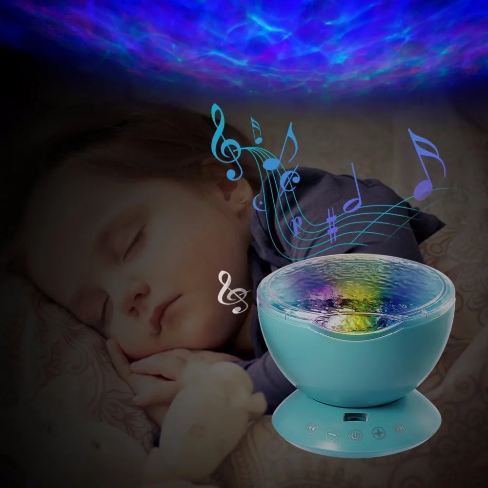 Морской волнистый проектор музыкальный проигрыватель ночник декоративный