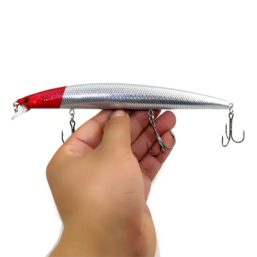 

Newly 10 Pcs Big Game Casting Fishing Lure Floating Minnows Bass Baits 26G 18CM Artificial Tackles BN99