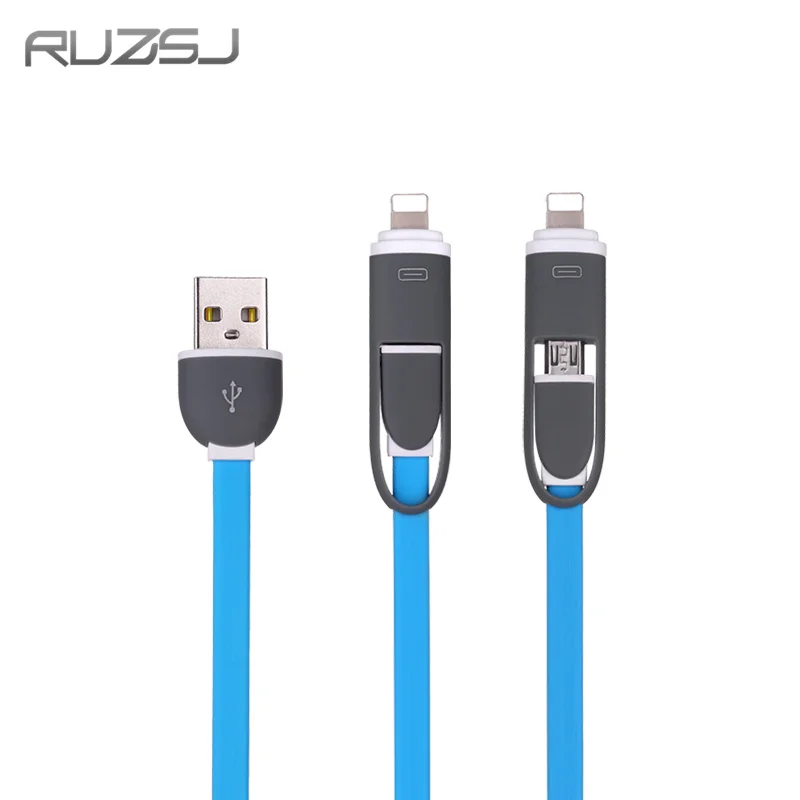 Ruzsj usb кабель для iphone 6 7 ipad ipod 2.1a быстрый мобильный телефон молния в зарядное