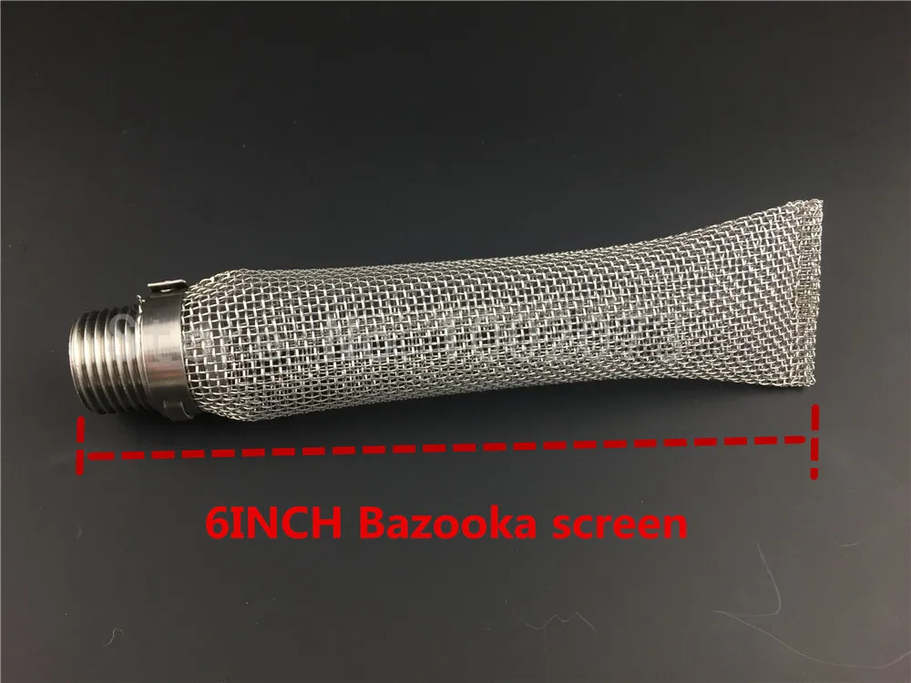12 дюймов или 6 из нержавеющей стали Bazooka экран Homebrew пива пюре фильтр чайник 1/2 &quotNPT