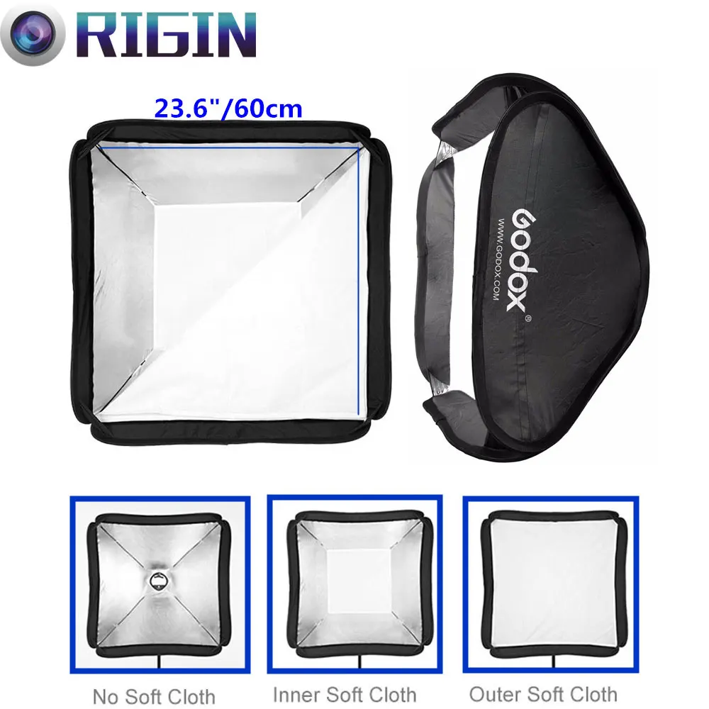 Godox складной портативный только софтбокс 23 &quot/60 см специально для s типа