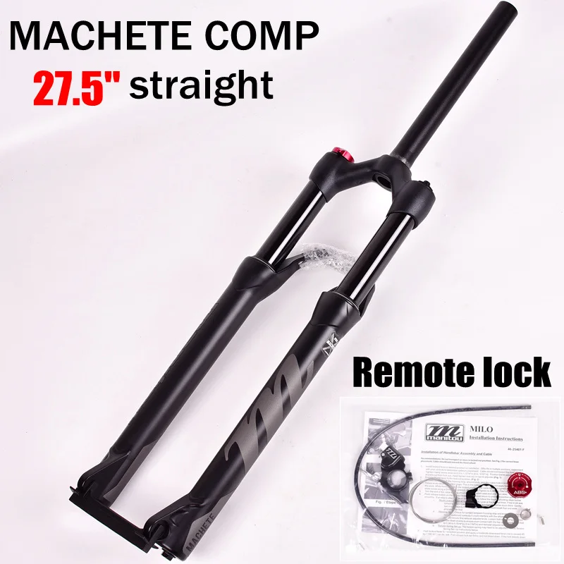 Велосипедная вилка Manitou Machete Comp Marvel 27,5 29er, воздушные вилки для горного велосипеда MTB, масло для подвески и газовая вилка SR SUNTOUR - Цвет: 27.5RemoteStraight19