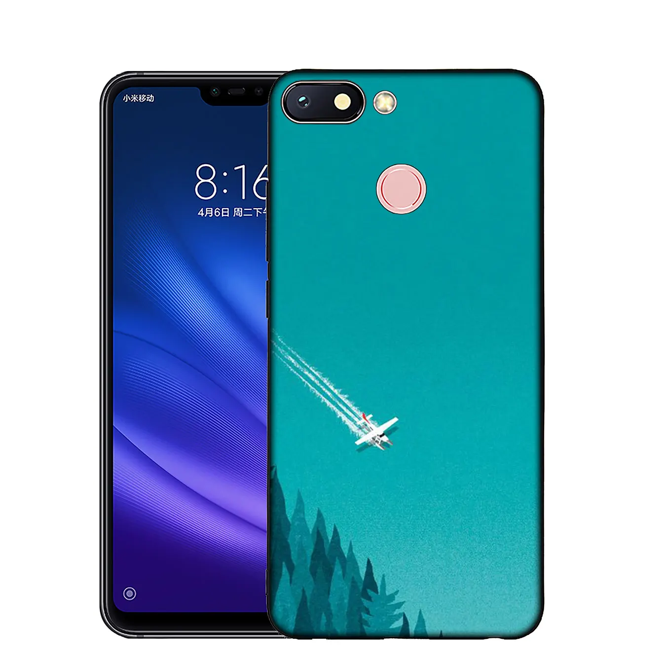 Iyicao рисунком аэроплана мягкий силиконовый чехол для телефона Xiaomi mi 9 8 A2 Lite A1 6