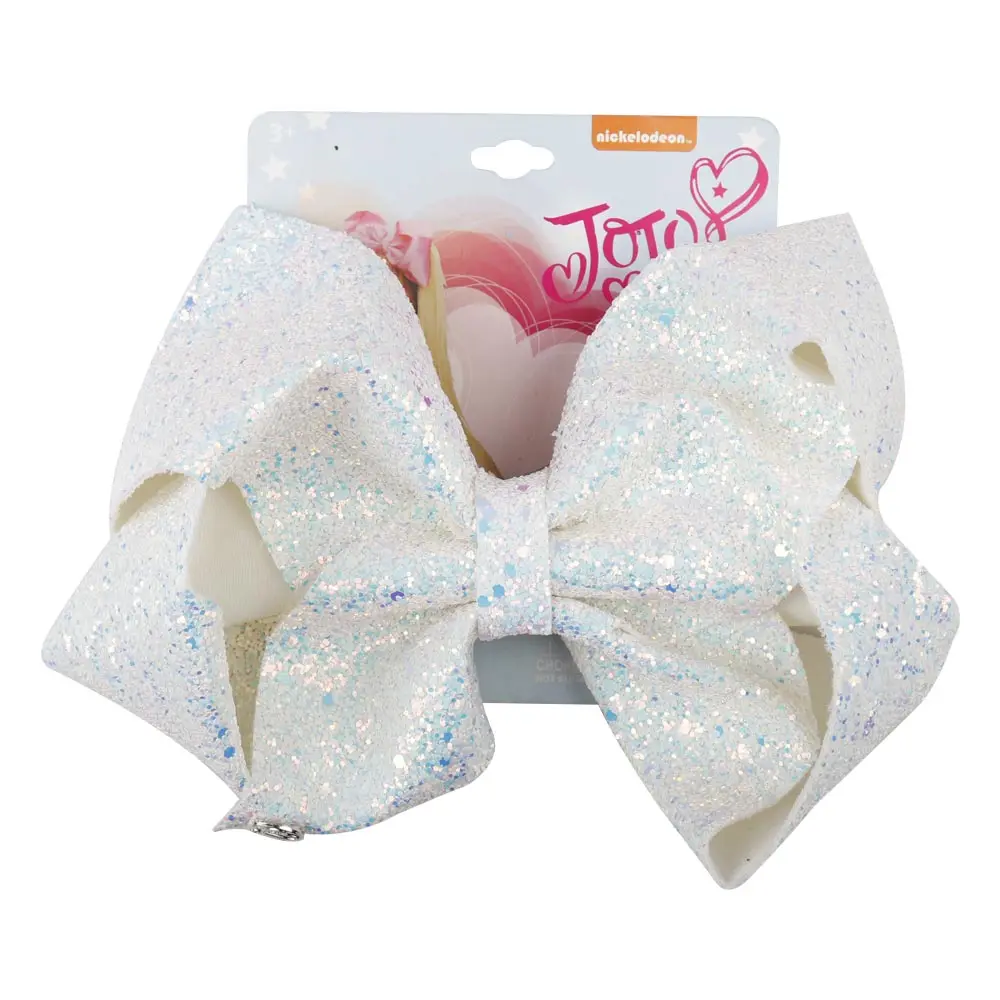 8 дюймов блеск искрение банты волосов Jumbo Bling Заколки для волос девочек подростков
