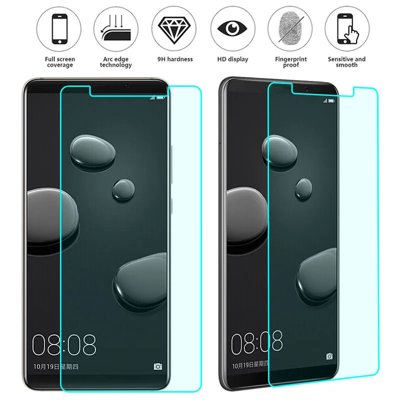 Закаленное стекло для Huawei Mate 10 Pro твердая пленка защита экрана телефона