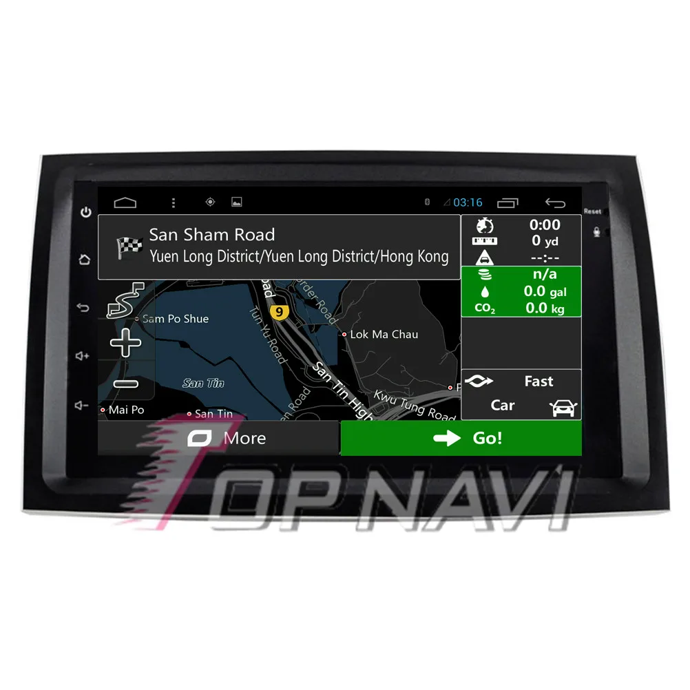 Topnavi четырехъядерный Android 6 0 Автомобильный GPS навигатор для KIA Old Sorento 2009 2010 2011 2012