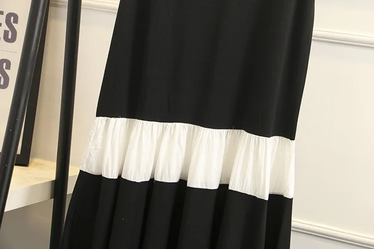 2019 Повседневные платья больших размеров летняя женская одежда модное свободное