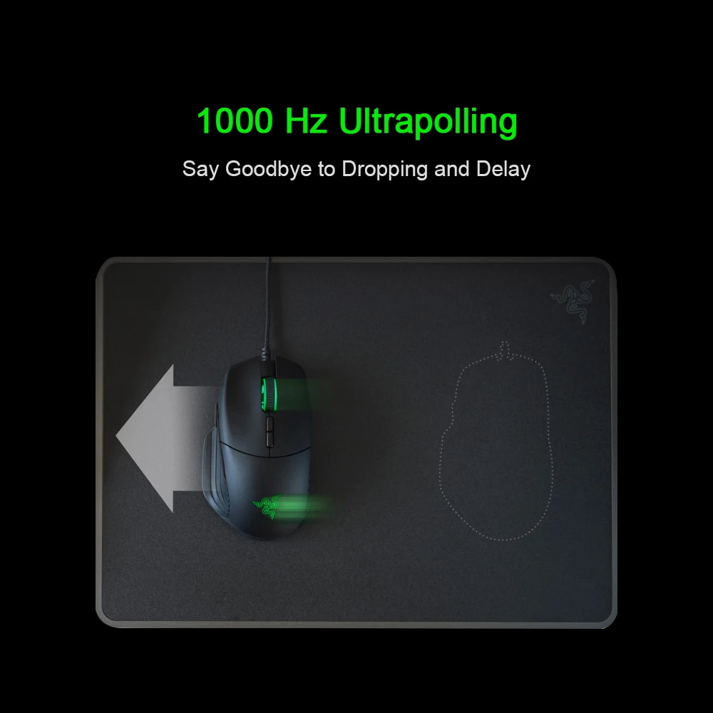 Проводная игровая мышь razer Basilisk Gamer 16000 dpi RGB 5G Оптический сенсор съемный dpi сцепление сопротивление прокрутки 8 кнопок Черный
