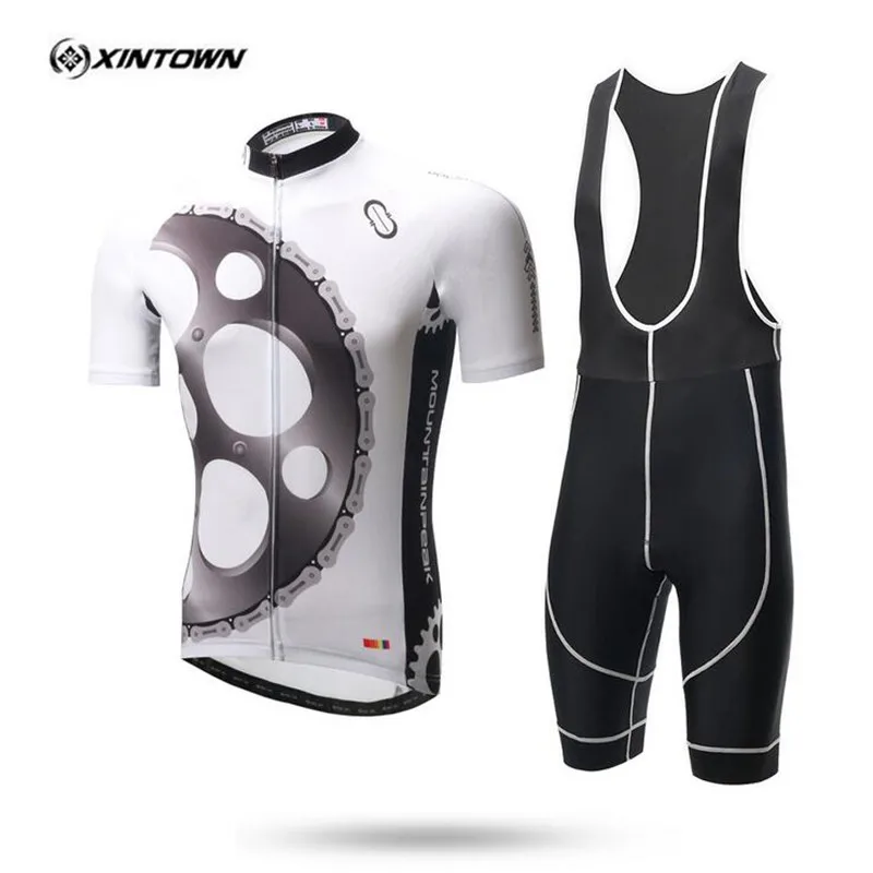 

XINTOWN 2017 New pattern Mens Short sleeve Cycling Jerseys Summer Mans Bicycle Wear Mountain Bike Clothing Ropa Ciclismo