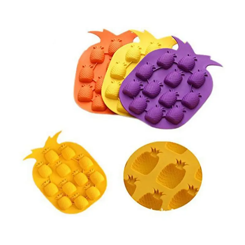 2 шт остров ананас партия Новинка Силиконовые шоколадное желе форма леденец