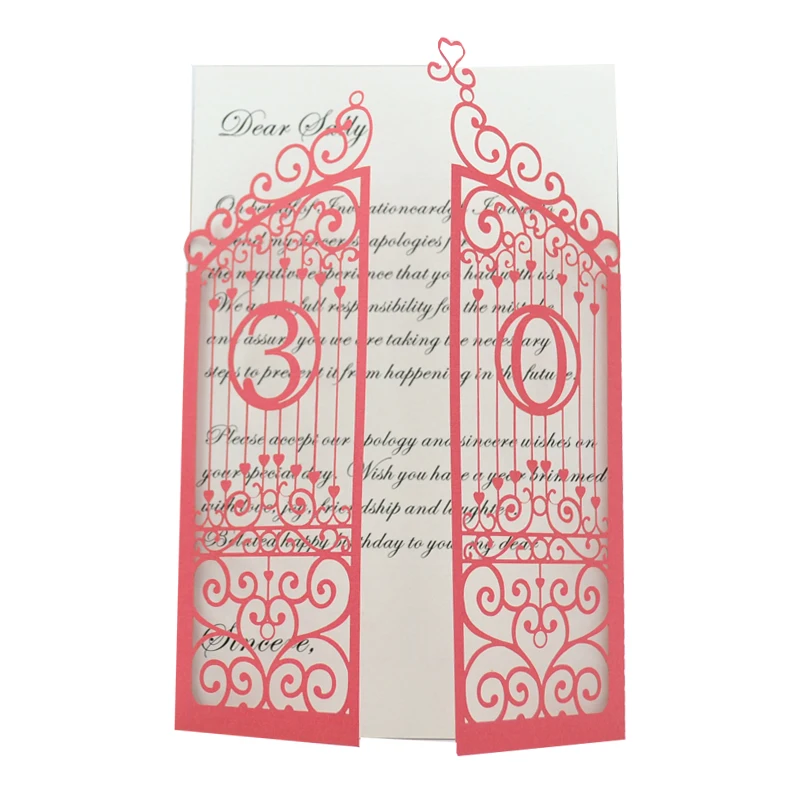 

invitations baby shower wedding supplies party decorations paper crafts hollow laser cut wedding invitations card