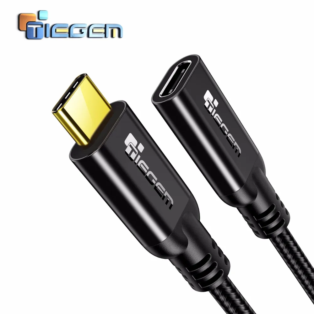 TIEGEM USB 3,1 GEN 2 type C кабель-удлинитель высокая скорость супер быстрый 10 Гбит/с для nintendo Switch, MacBook Pro папа-мама 3A