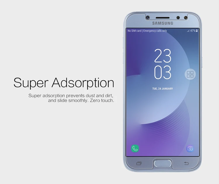 2 шт./партия для samsung Galaxy J7 2017 Защитная пленка NILLKIN кристальная супер прозрачная