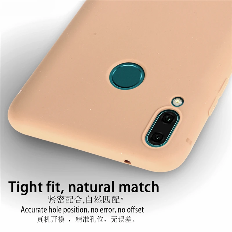 Чехол для Huawei Honor 10 Lite мягкий на ощупь чехол из жидкого силикона ТПУ и микрофибры