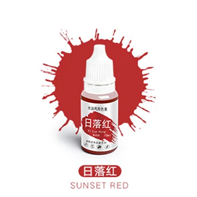 Sunset Red Transhome пищевой краситель 1 шт. съедобный пигмент полезный, безопасный инструменты для украшения тортов из мастики Макарон крем торт выпечки и кондитерские инструменты - Цвет: Sunset Red