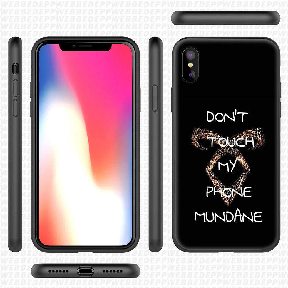 Мягкий силиконовый чехол WEBBEDEPP Shadowhunters для iPhone 11 Pro Xr Xs Max X или 10 8 7 6 6S Plus 5 5S SE Case |