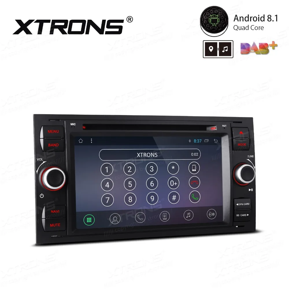 XTRONS 7 &quotAndroid 8 1 автомобильный стерео dvd плеер радио GPS навигация WIFI TPMS для FORD Focus II C