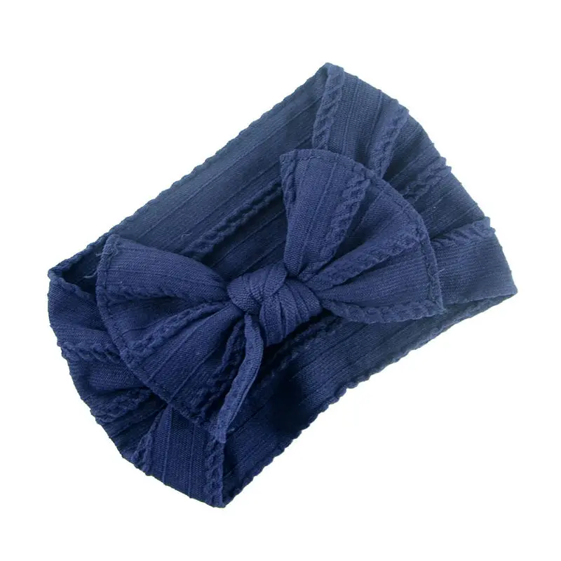 Вязаный нейлоновый головной убор с бантом Один размер подходит для всех