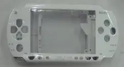 Белый Черный белый цвет полный корпус Оболочка Чехол Замена для psp 1000 psp fat игровая консоль с кнопками набор - Цвет: Белый
