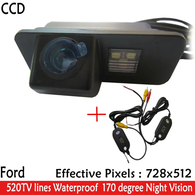 Беспроводная Автомобильная камера заднего вида парковочная цветная ночная