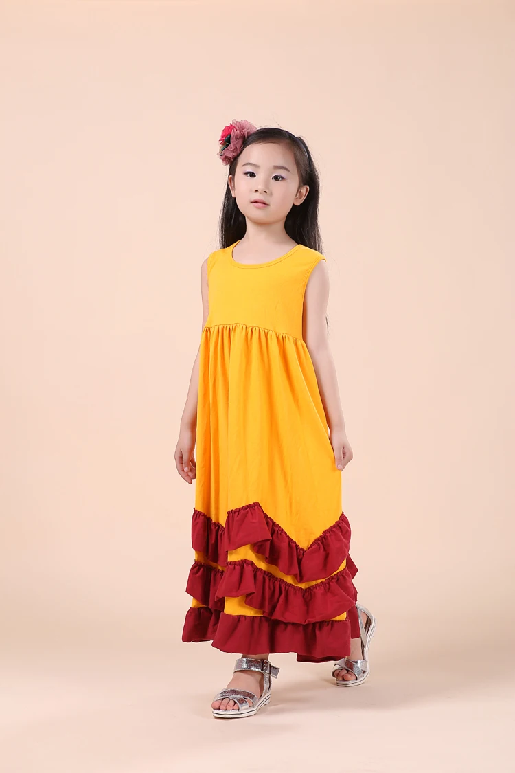 2015 летнее платье для маленьких девочек одежда повседневное богемное пляжные