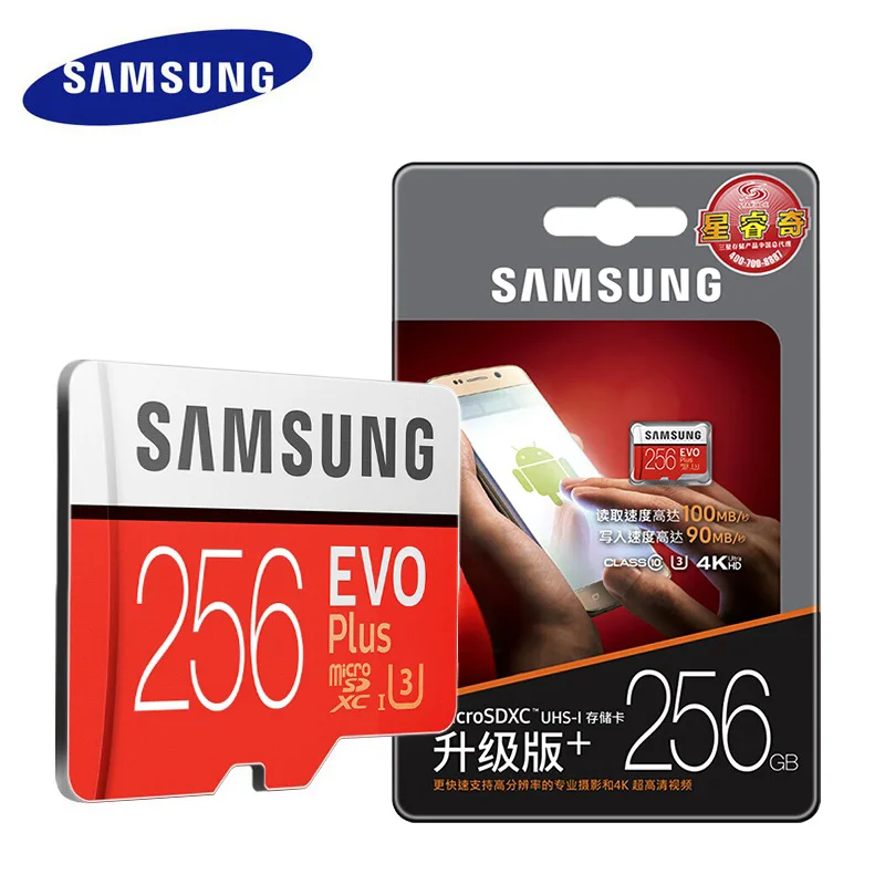 Original SAMSUNG Micro SD card 32GB Class 10 Memory Card EVO+ EVO Plus microSD 256GB 128GB 64GB 16GB TF Card cartao de memoria