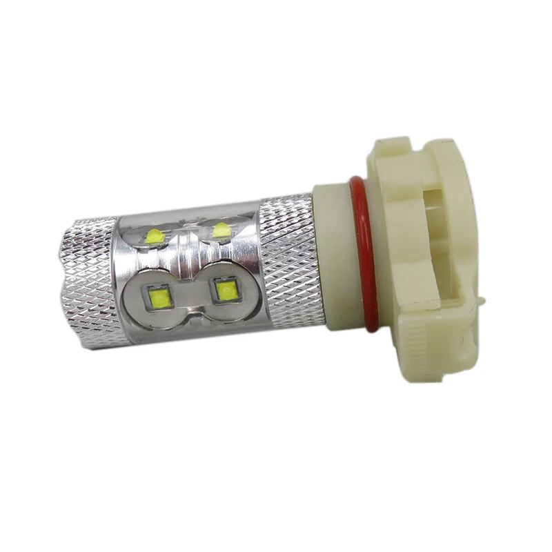 WLJH 2x White Car LED Lights EU H16 5202 PS24W 60W Chip Lens DRL Driving Fog Lamp Bulb Light 1000lm 10V - 30V | Автомобили и
