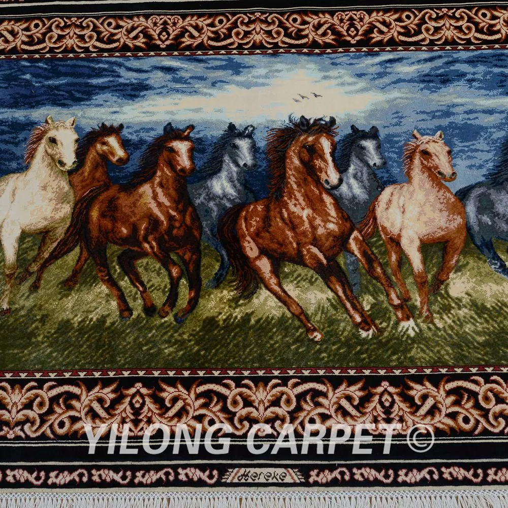 Yilong 3 'x 4' персидский домашний дизайн Гобелен изысканный ручной работы