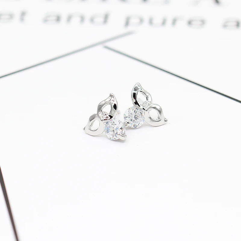 История с завязанными глазами принцессы Милые Для женщин Jewelry со стразами серьги