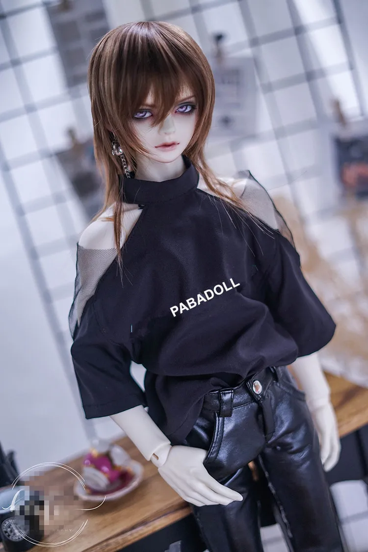 Крутая футболка с открытыми плечами для куклы BJD 1/4 1/3 SD17 Одежда дяди CMB163|Куклы| |