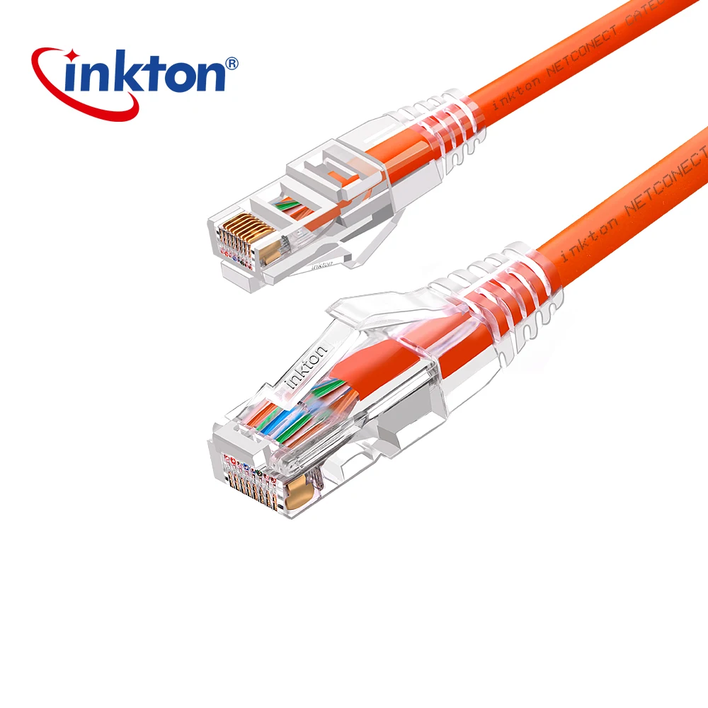 Inkton Rj45 Cat5e UTP патч-корд 8 ядер Lan патч-кабель ПВХ Куртка для компьютера роутера