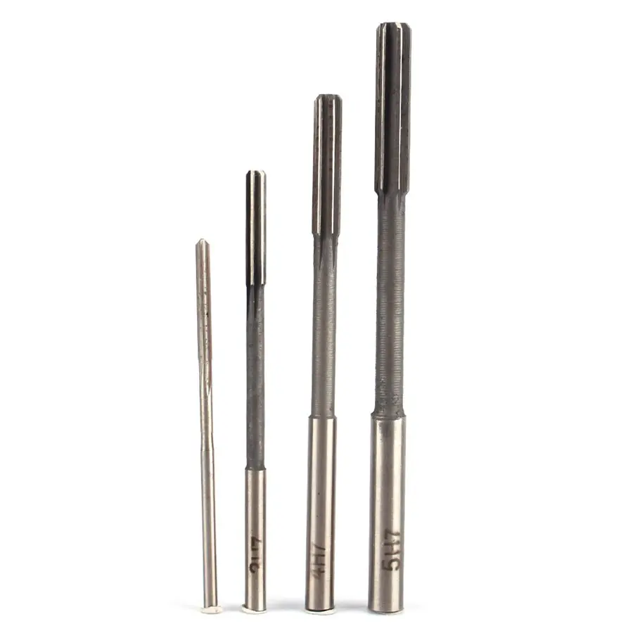

4 Pcs/ Lot HSS Reamer Machine HSS Straight Shank Milling Reamer Chucking Reamer 2mm to 5mm