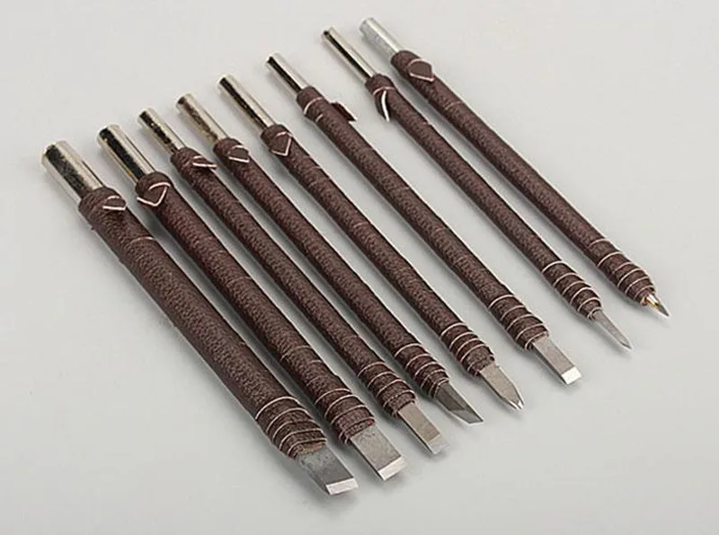 8 шт. уплотнительный инструмент для резьбы нож набор по дереву|tool chisel|chisel wood carvingwood