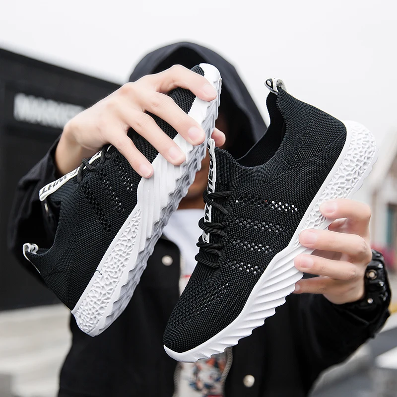 Мужские кроссовки из сетчатого материала KLYWOO повседневные дышащие легкие Модные