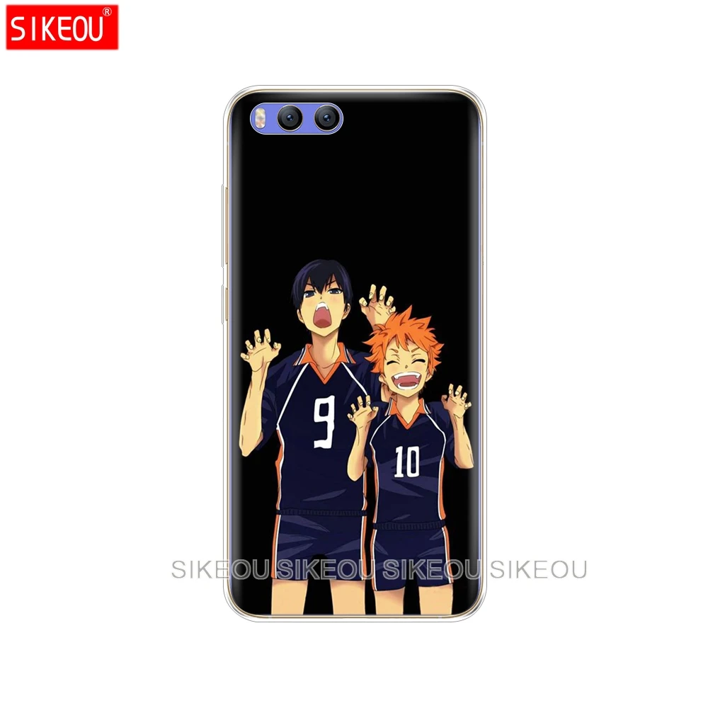 Силиконовый чехол для Xiaomi Mi 8 8SE A1 A2 5 5S 5X 6 Mi5 MI6 NOTE 3 MAX Mix 2 2S Haikyuu Hinata атака аниме