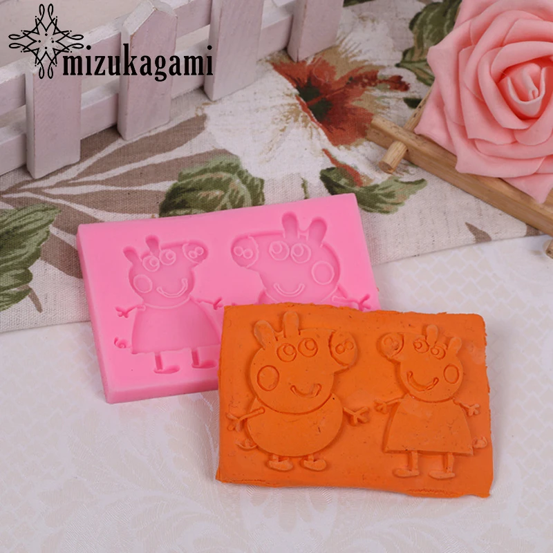 

1PCS UV Resin Jewelry Liquid Silicone Mold Cartoon Animal Resin Molds For DIY Necklace Pendant Charms Making Jewelry