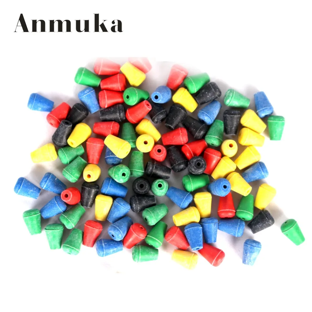 Anmuka 100 шт. красочные космические бобы плавающее место Рыбалка снасти Аксессуары