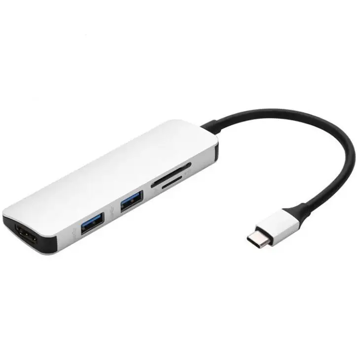 LBSC Type-C USB 3 0 до 4K HDMI SD TF кардридер 5в1 концентратор адаптер для Macbook гаджет