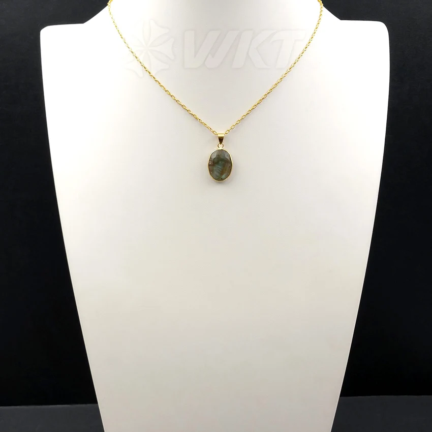 Женское Ожерелье из натурального Лабрадорита 10 шт./Лот 15 х25 мм|necklace high quality|necklace