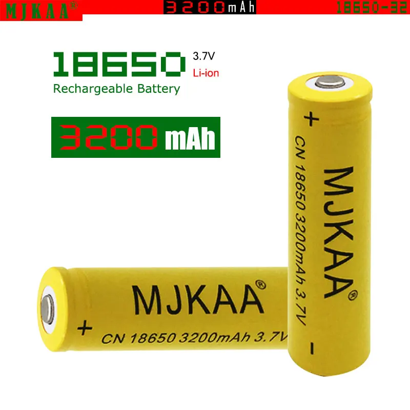 18650 Батарея 3 7 V 3200 mAh перезаряжаемая литий-ионная батарея с зарядное устройство