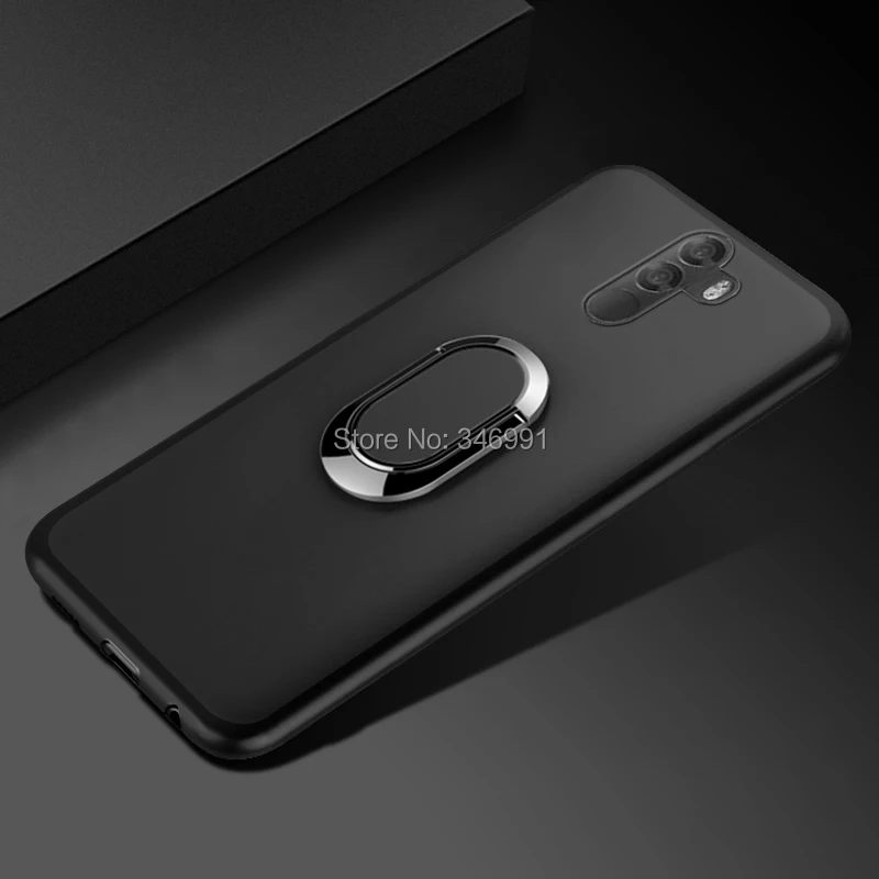 DOOGEE BL12000 Pro чехол Роскошный 6,0 дюймов мягкий черный силиконовый магнитный автомобильный держатель кольцо чехол Для DOOGEE BL 12000 Pro Чехол для телефона s
