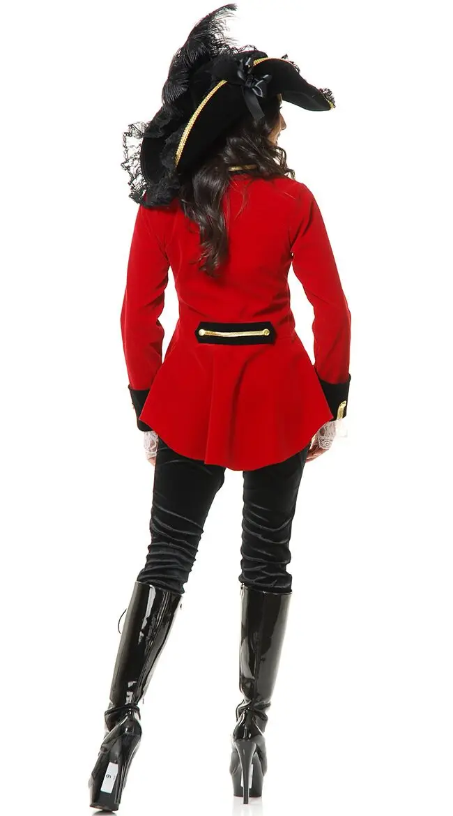 

New Red Sexy Pirate Costume Female Pirate Fancy Dress Costumes Pirates Cosplay for Girls