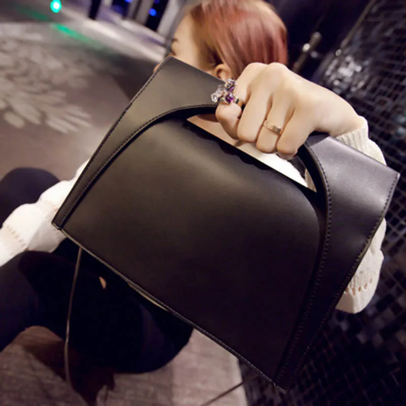 JIASNA Ladies Chain Handbag European and American Style Solid Color High Quality Dinner Package Casual Evening Bag | Багаж и сумки