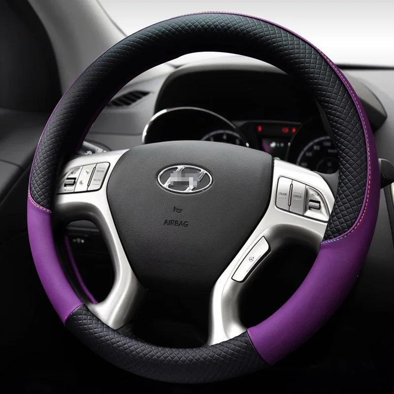 Автомобильный руль охватывает четыре сезона вообще кожа интерьера для Hyundai ix25 ix35