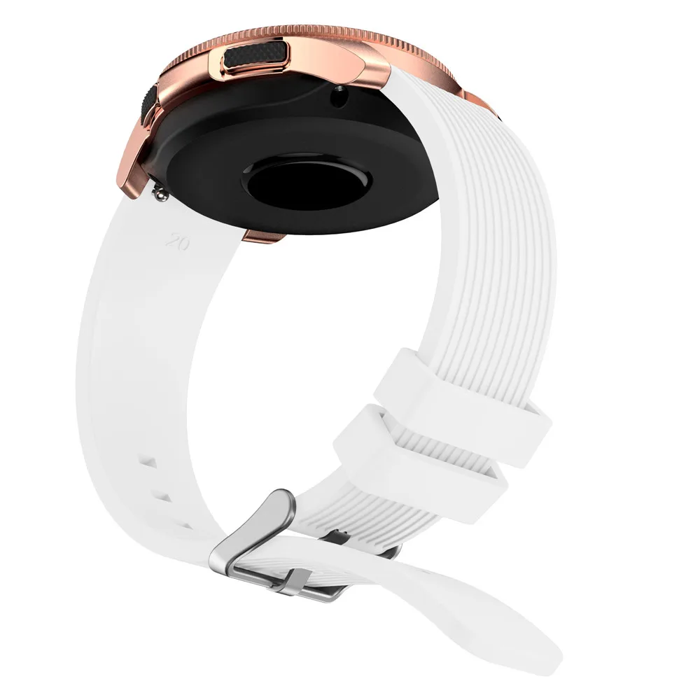 Спортивный мягкий силиконовый браслет на запястье для samsung Galaxy Watch 42 мм SM-R810 сменный смарт-ремешок для часов